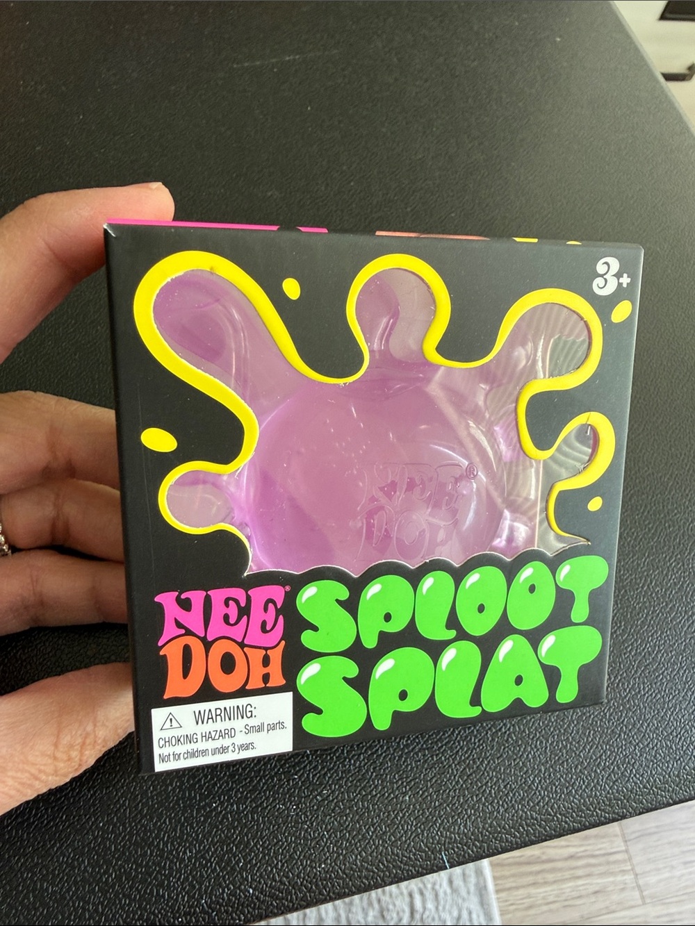 BNIB NeeDoh Sploot Splat, Purple/Pink